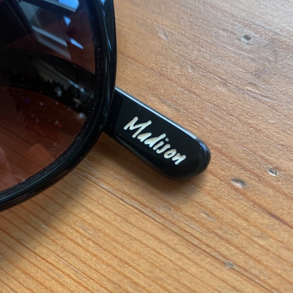 Elizabeth & James Black Framed Madison Sunglasses - Picture 2 of 5